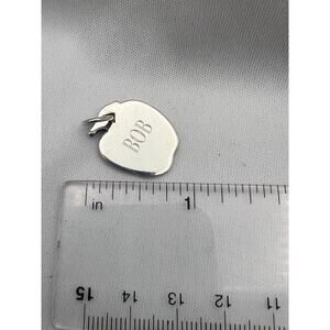 Authentic Tiffany & Co. Sterling Silver Apple Charm Pendant
